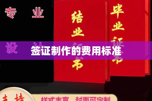 南乐签证制作的费用标准